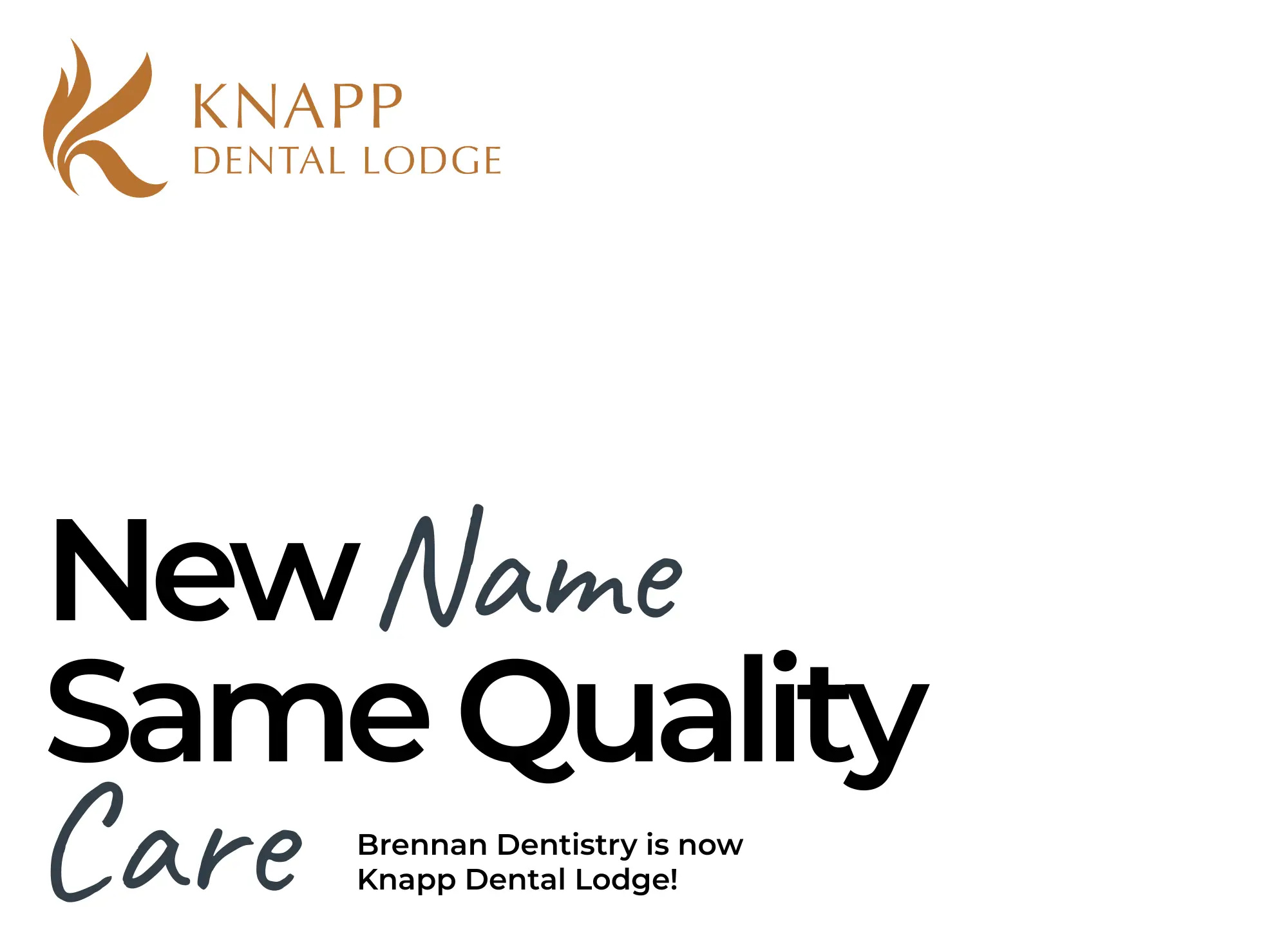 Knapp Dental Lodge Rebrand Website Pop Up
